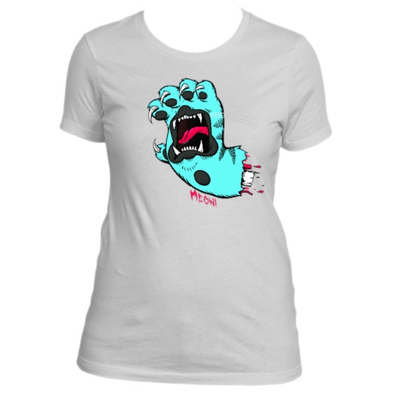 Screaming Cat Paw Women's T-shirt, Skateboard Shirts, Funny Cat T-shirt,  Cat Lover Gift, Skate Shirt, Skateboard Cat, Cat Mom Shirt -  Canada