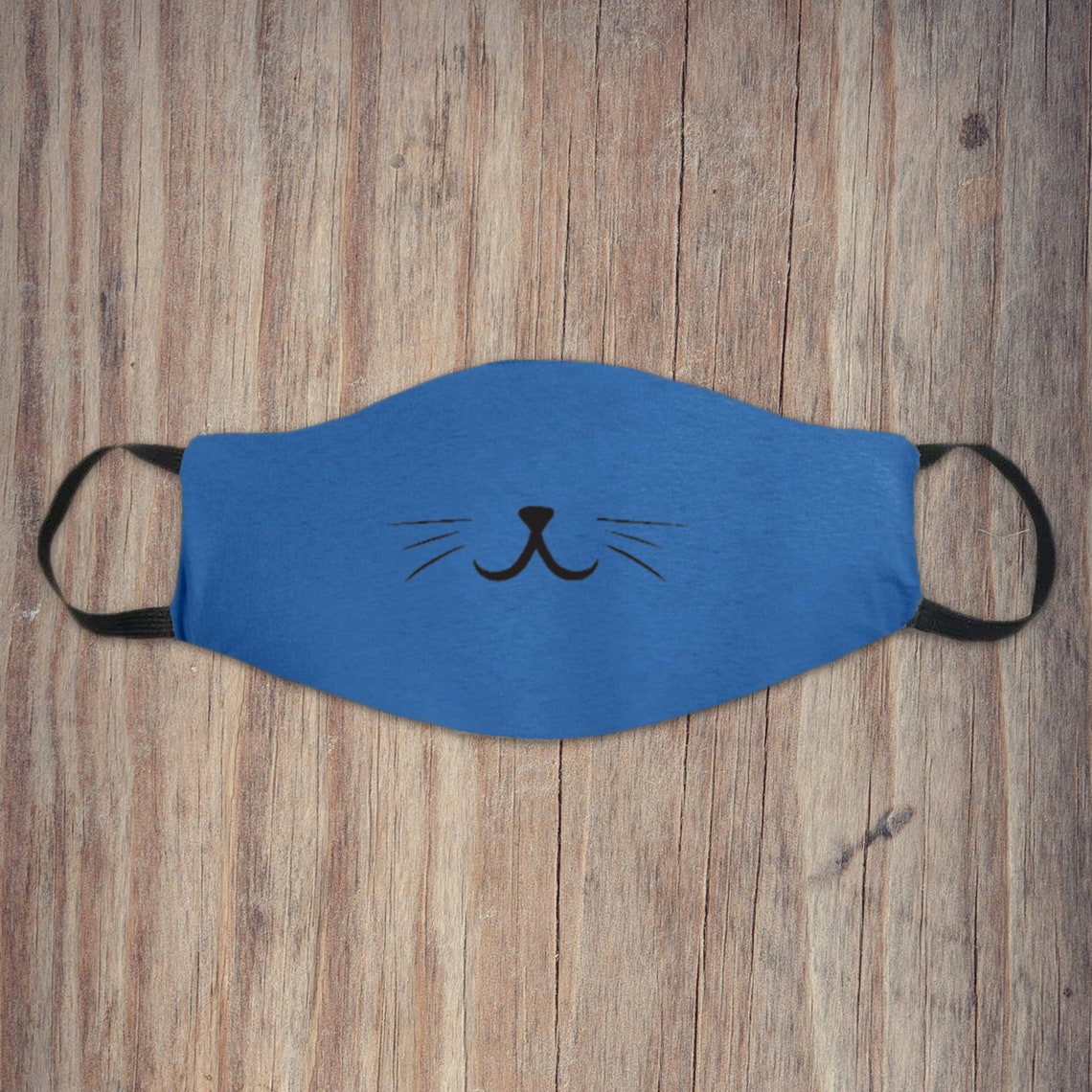 Cat Face Mask Animal Face Mask 100 Cotton Washable Face Mask Etsy
