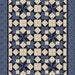 PATTERN - 'Baltimore Blues' - 60" x 84" (152cm x 213 cm) plus 4 additional bed sizes