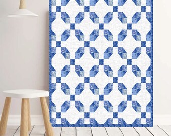 Blue Willow - Digital Quilt Pattern
