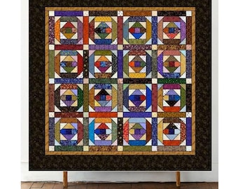 Scrappy Logs - Digital Quilt Pattern