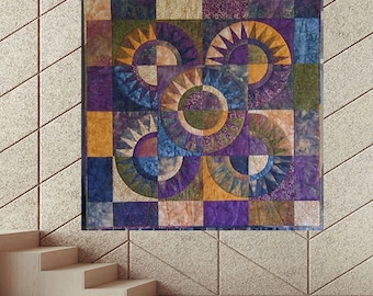 Aztec Twilight - digital quilt pattern