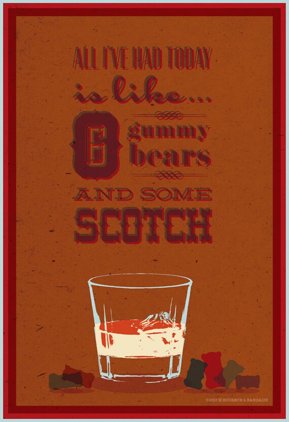 Items similar to Scotch / Archer / Quote Poster / Danger Zone on Etsy