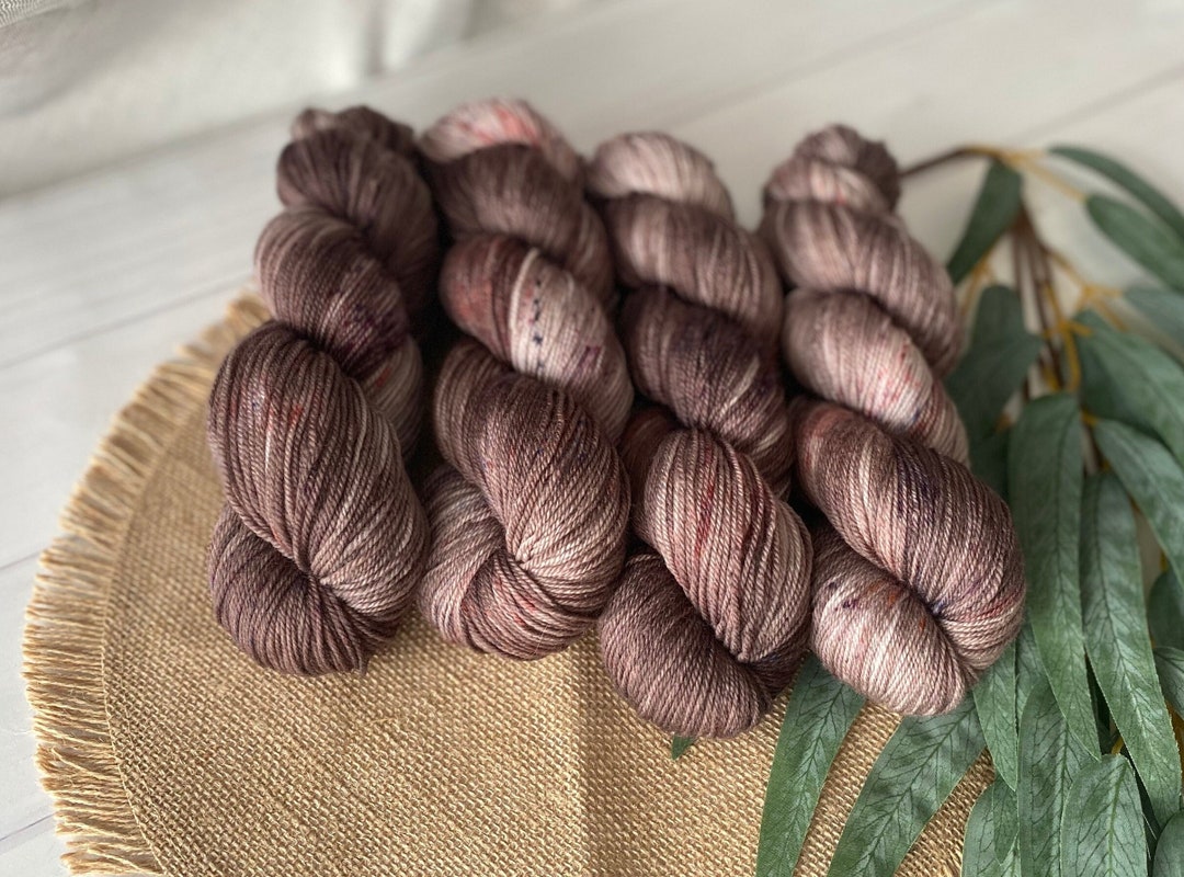 Soft Sock Yarn Hand Dyed 100g 'mushroom' Etsy Australia