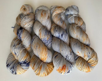 Soft Sock Yarn Hand Dyed 100g 'The Road Home'