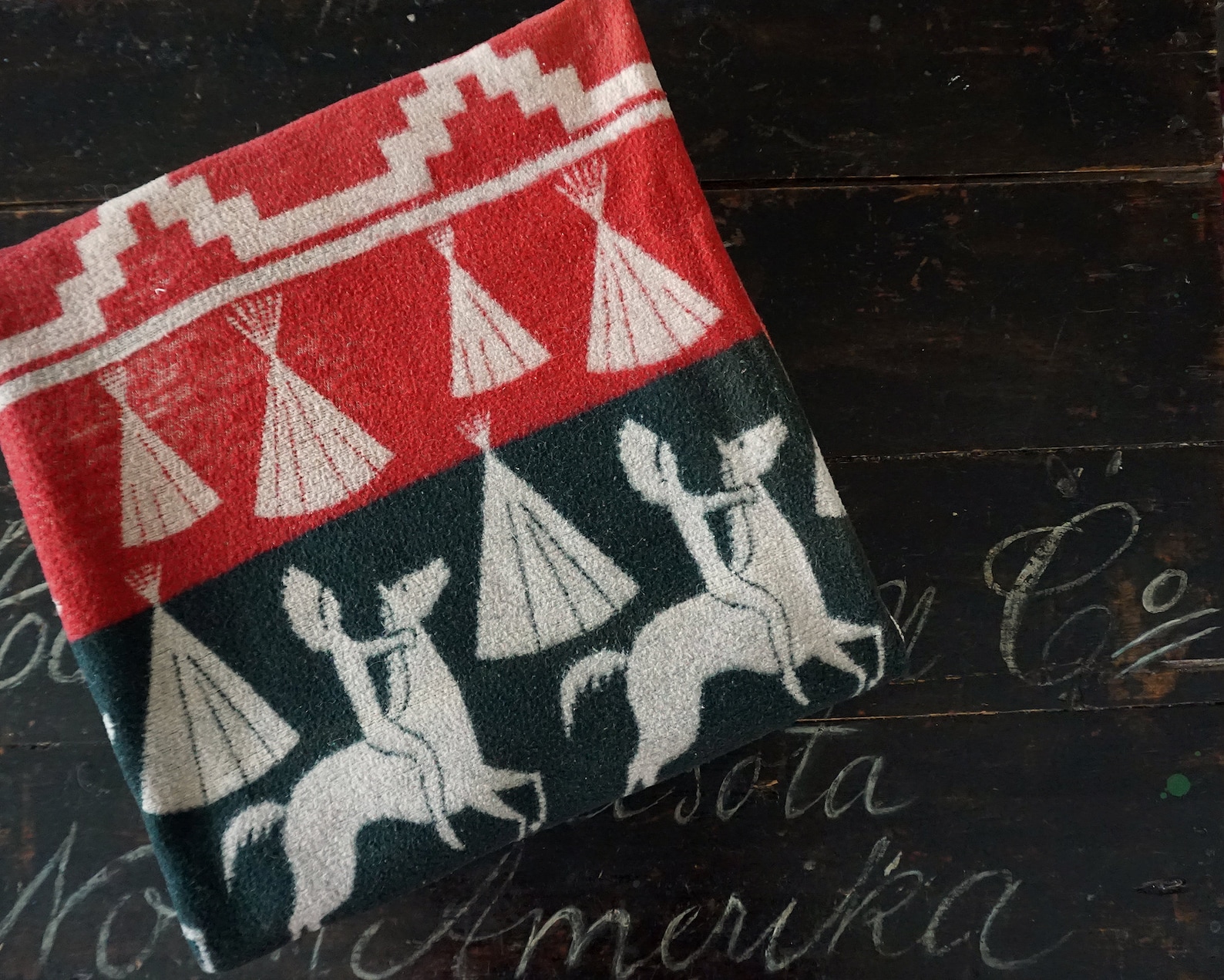 Vintage Beacon Camp Blanket Reversible Native American Etsy