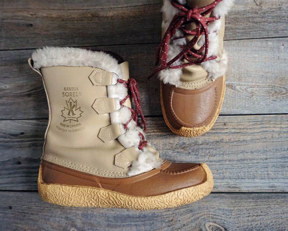Vintage Nanook Sorel Boots - Kaufman Made in Canad