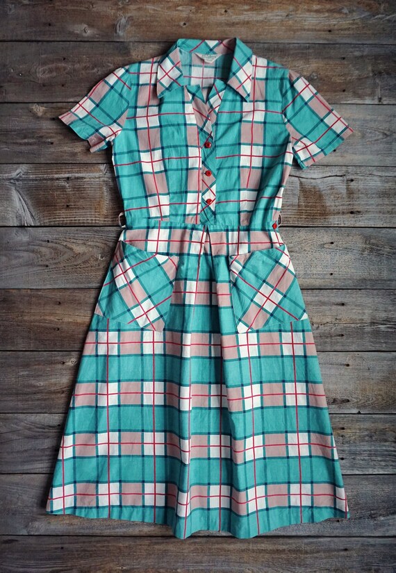 Vintage 50s JC Penneys Brentwood Dress 