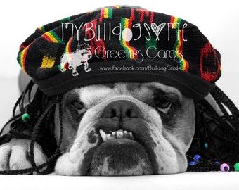 Card #38 / Everything's alright ~ English Bulldog Sympathy Greeting Card