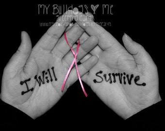 Card #43 / I Will Survive ~ Breast Cancer Greeting Card