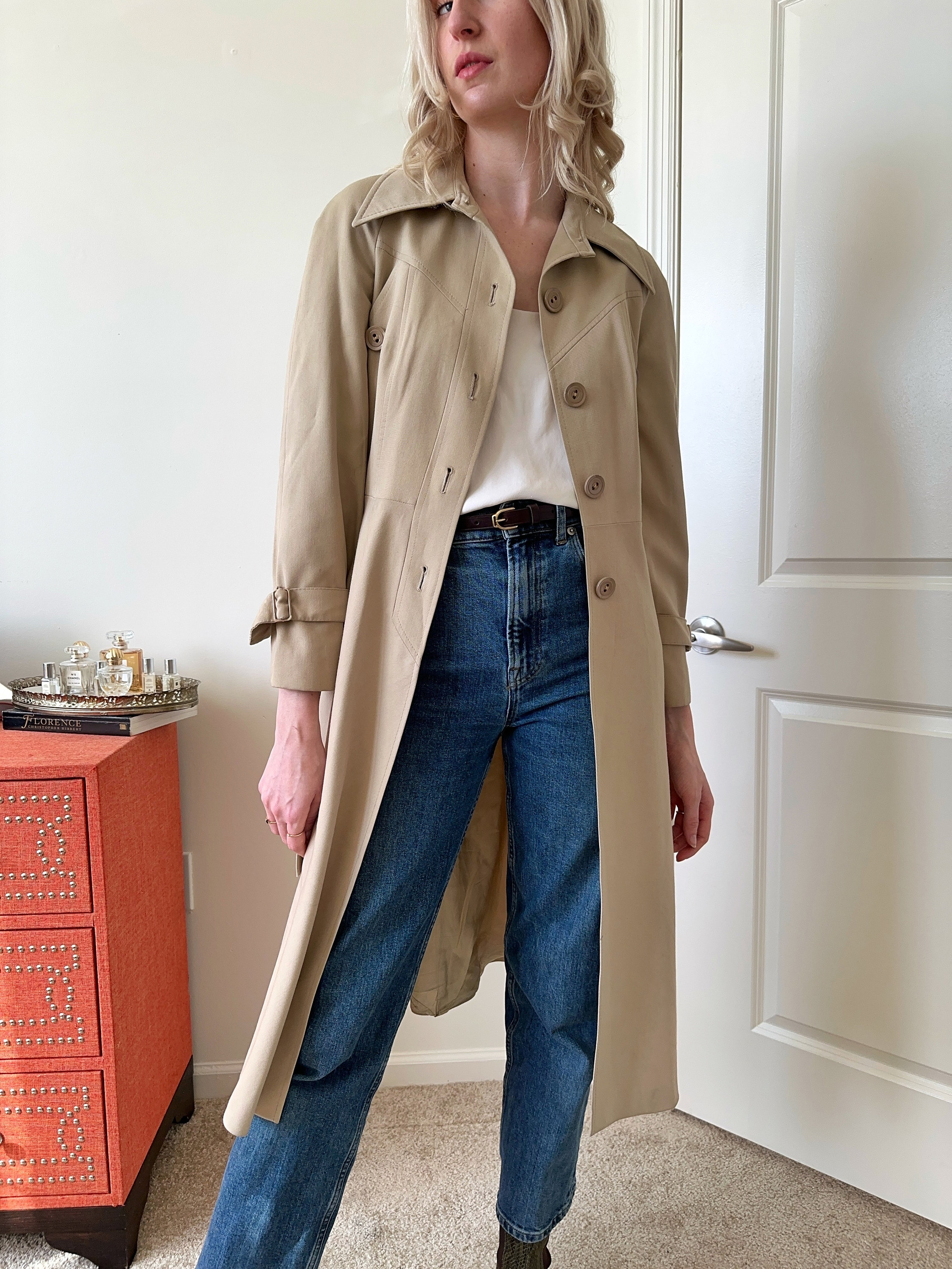 Beltless Trench Coat
