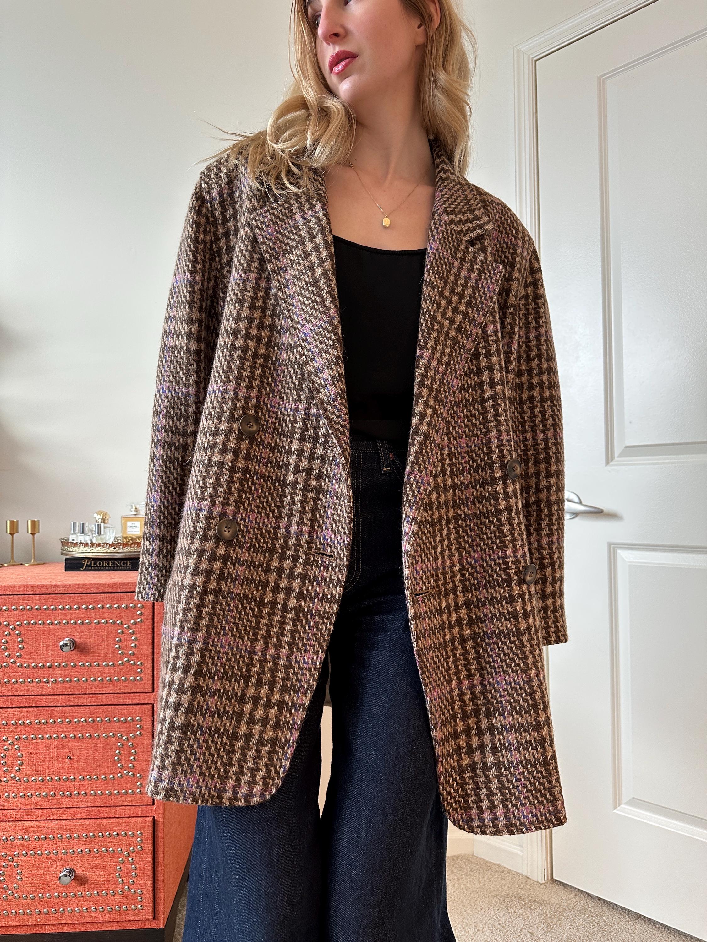 Colorful Plaid Coat