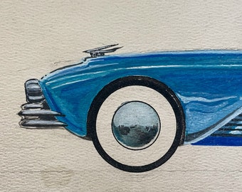 car painting automotive art