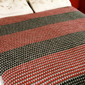 crochet afghan pattern - crochet blanket pdf file crochet quilt Cambric Comforter crochet pattern pdf file