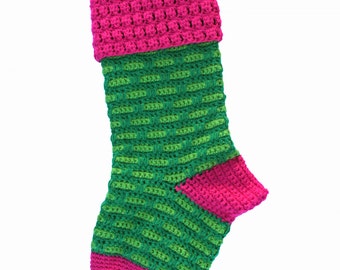 Christmas stocking crochet pattern Jubilee Christmas Stocking pdf file holiday crochet Christmas sock pattern crochet stocking