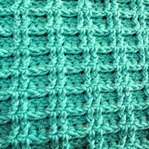 crochet placemat pattern Waffle Stitch Crochet Placemat Pattern pdf file image 5