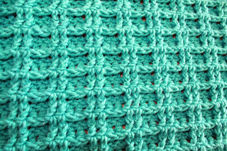 crochet placemat pattern Waffle Stitch Crochet Placemat Pattern pdf file image 5