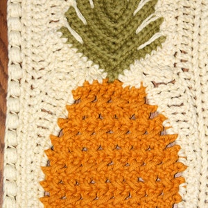 crochet placemat pattern crochet pineapple pattern Perfect Pineapples Crochet Placemat Pattern pdf file image 3