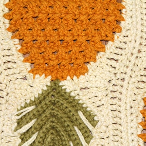 crochet placemat pattern crochet pineapple pattern Perfect Pineapples Crochet Placemat Pattern pdf file image 2