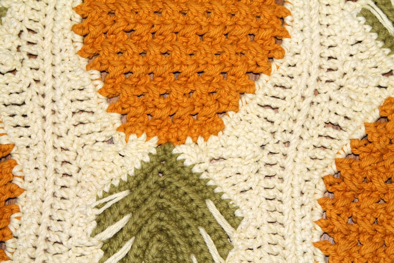 Crochet Placemat Pattern Crochet Pineapple Pattern Perfect Etsy