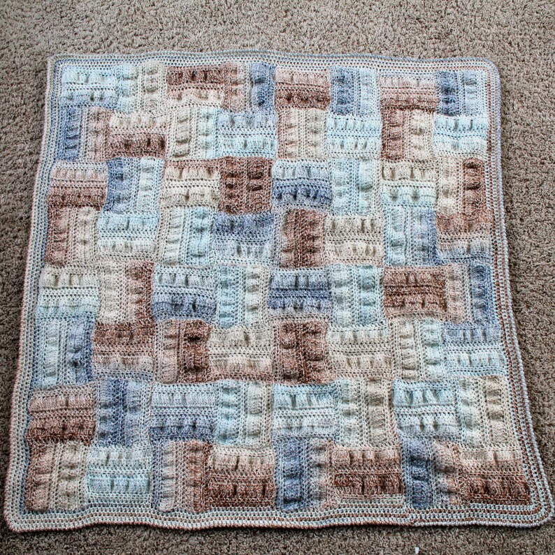 crochet pattern seersucker Baby Afghan Pattern pdf file crochet baby blanket pattern crochet baby afghan pattern crochet blanket pdf file image 2