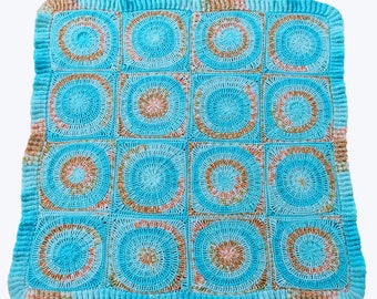 crochet baby blanket pattern, crochet baby afghan pattern, crochet baby gift, crochet pdf file, Baby Swirls Afghan Pattern