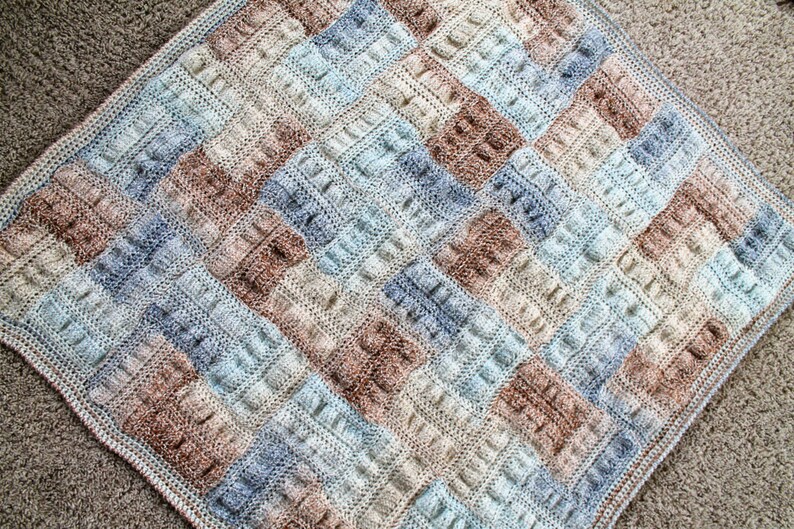 crochet pattern seersucker Baby Afghan Pattern pdf file crochet baby blanket pattern crochet baby afghan pattern crochet blanket pdf file image 3