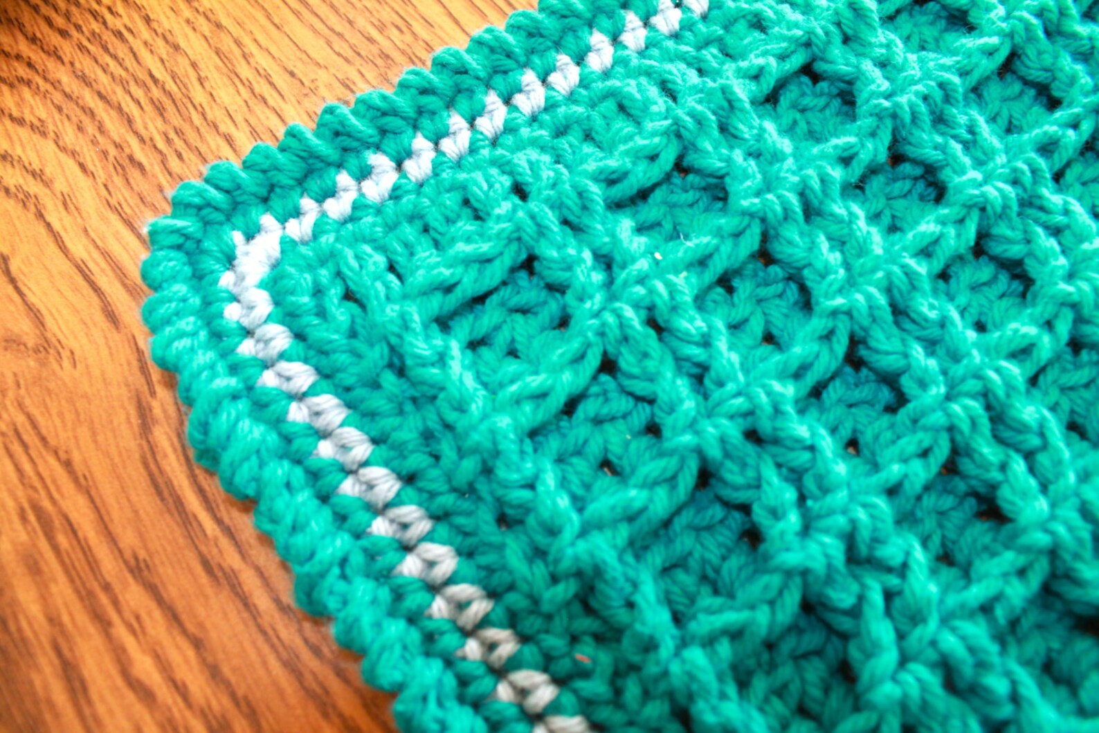 Crochet placemat pattern Waffle Stitch Crochet Placemat Etsy