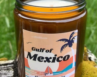 Gulf of MEXICO. Stay salty and resist.  Coconut Wax.