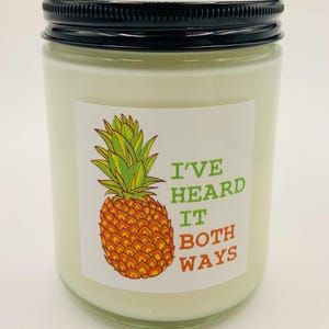 Psych TV Candle: Burton Guster 'I've Heard it Both Ways' Coconut Wax Candle