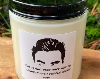 David Rose . Ew David . Rose Apothecary . Rosebud Motel Candle: Schitt's Creek Inspired Coconut Wax Candle