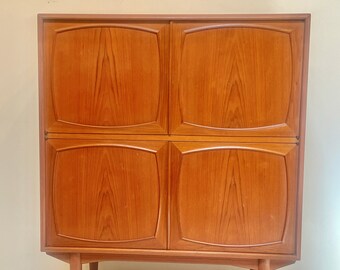 RARE High Teak Sideboard by Alf Aarseth for Gustav Bahus, Norway 1960s