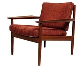 Mid-Century Danish Modern Arne Vodder Teak Lounge Chair