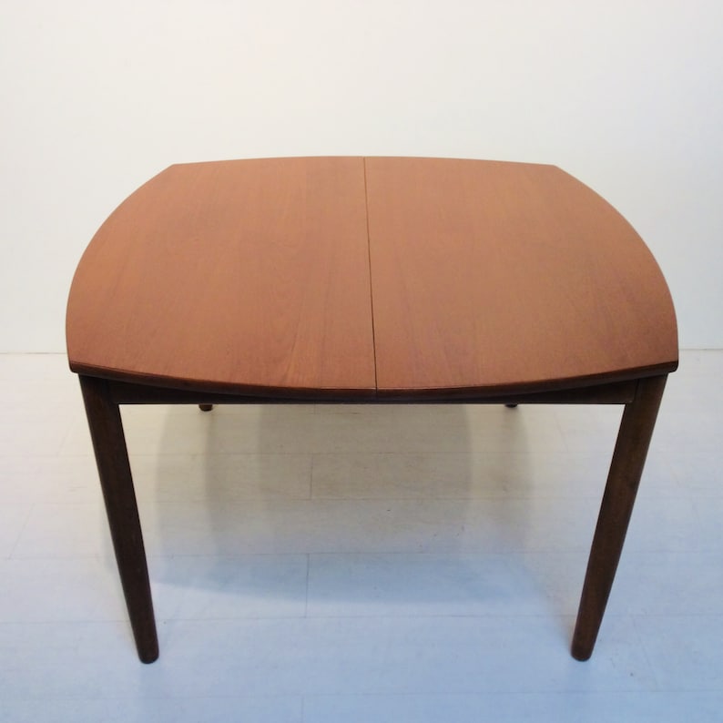 MidCentury Danish Modern Butterfly Leaf Dining Table Etsy
