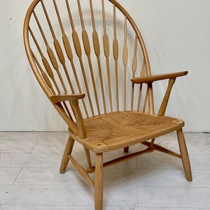 Hans Wegner Peacock Chair PP550 by Johannes Hansen Denmark Vintage Mid Century Original Collector's Item image 1