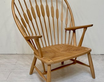 Hans Wegner Peacock Chair PP550 by Johannes Hansen Denmark Vintage Mid Century Original Collector's Item