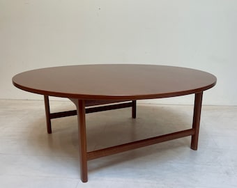 Folke Ohlsson for DUX Teak Coffee Table 48" Round