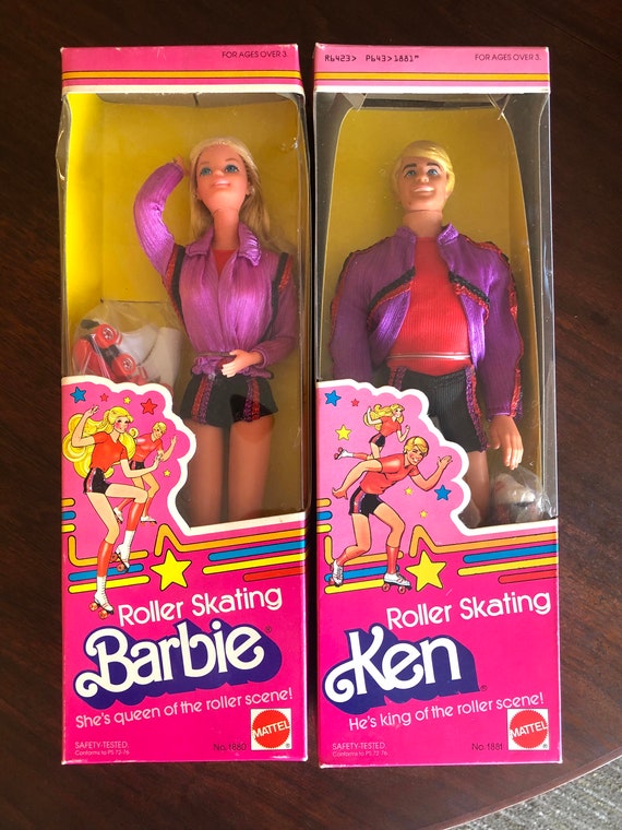 Stands Doll Lot of 4 Barbie Ken Accessory Original Mattel New 