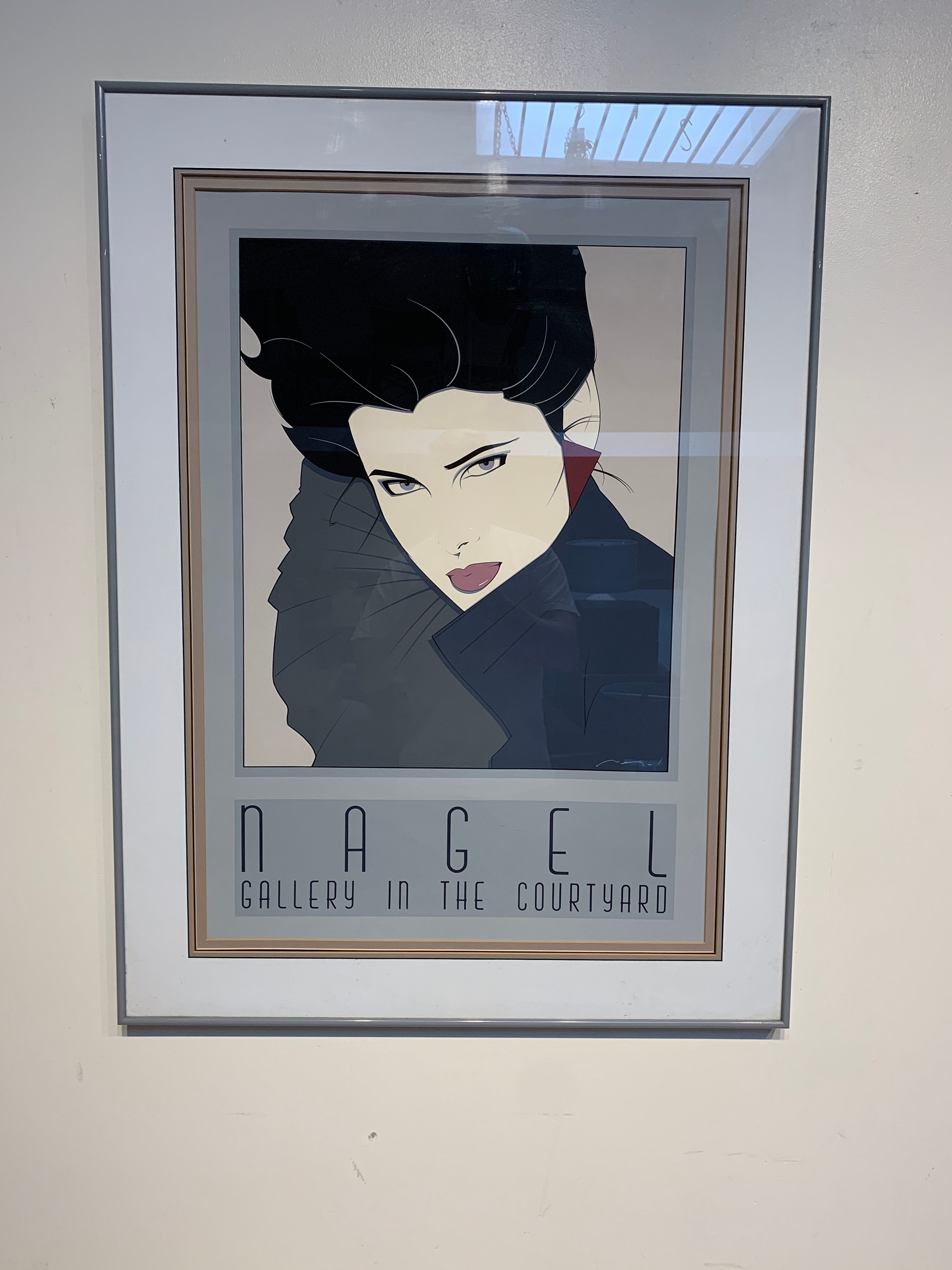 【専用】80s Patrick Nagel アートワーク フレーム付き 専用】80s Patrick Nagel アートワーク フレーム付き 80s