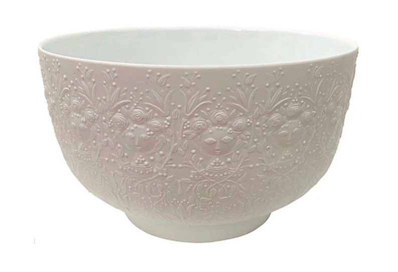 Bjorn Wiinblad for Rosenthal Studio Fantasia Bowl Mid-Century Porcelain Bowl image 1