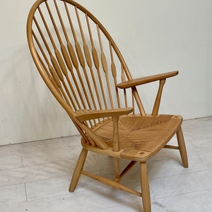 Hans Wegner Peacock Chair PP550 by Johannes Hansen Denmark Vintage Mid Century Original Collector's Item image 2