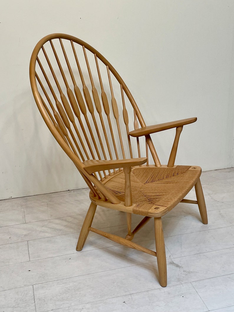 Hans Wegner Peacock Chair PP550 by Johannes Hansen Denmark Vintage Mid Century Original Collector's Item image 2