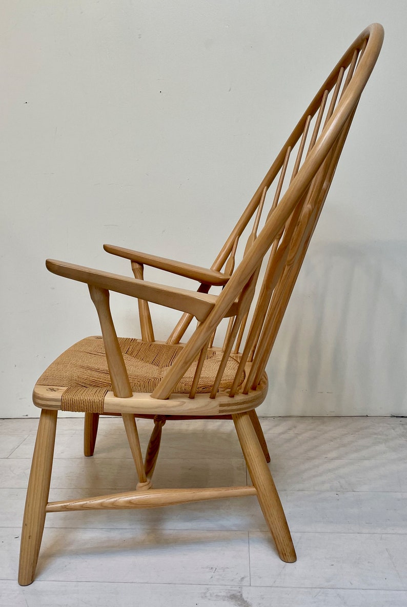 Hans Wegner Peacock Chair PP550 by Johannes Hansen Denmark Vintage Mid Century Original Collector's Item image 3