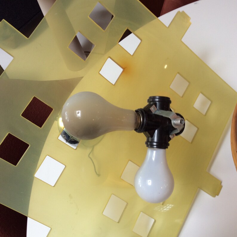 Pair of Large Acrylic Lights Mod Hanging Lights 1960s Etsy