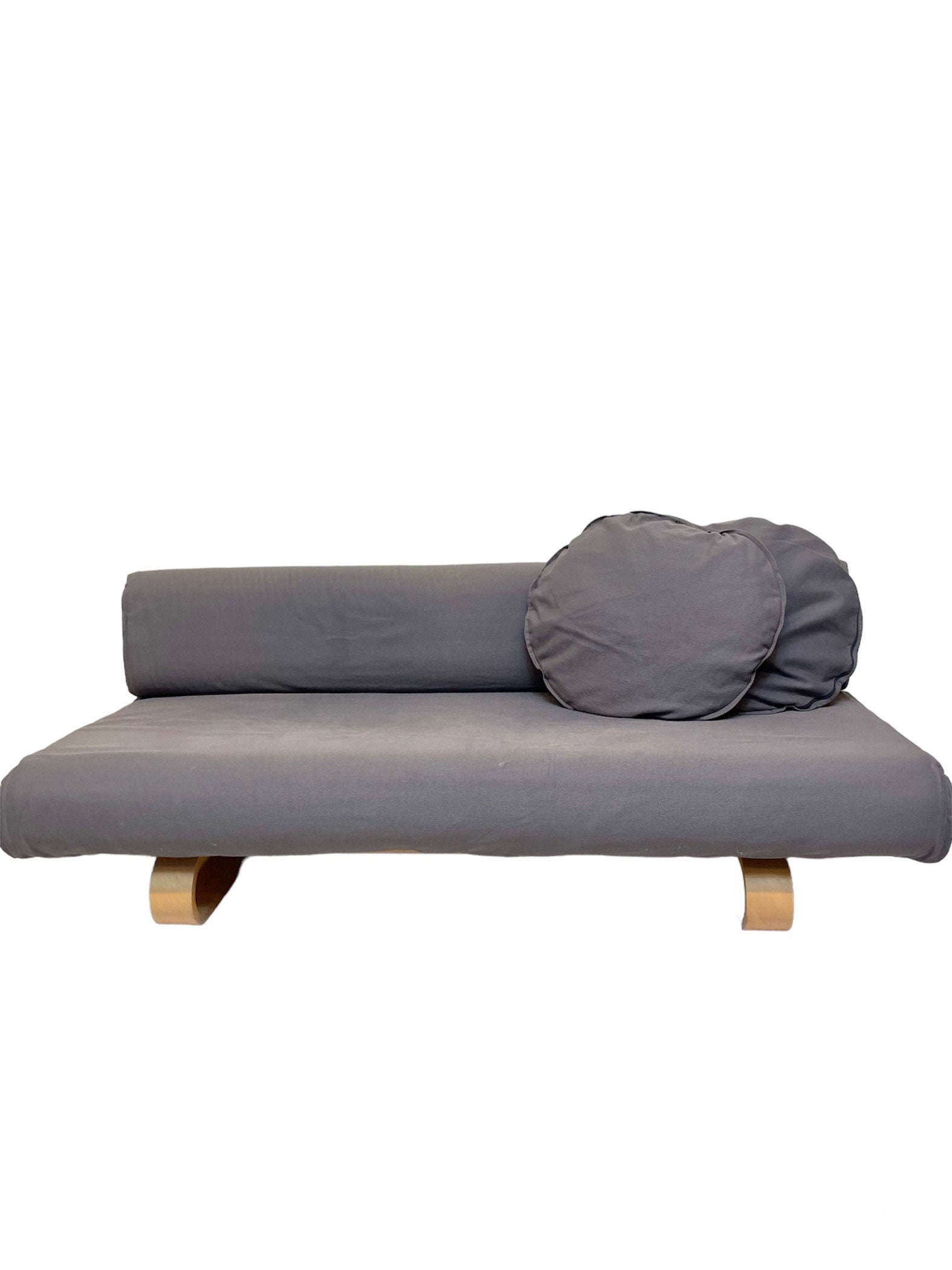 Trek selecteer Selectiekader Vintage IKEA Allerum Sofa Bed with Gray Slipcover and Throw - Etsy België