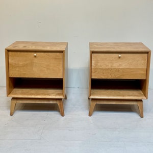 Heywood Wakefield Encore Night Stands, Pair, Mid-Century