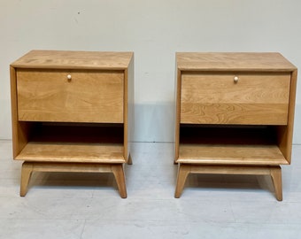 Heywood Wakefield Encore Night Stands, Pair, Mid-Century