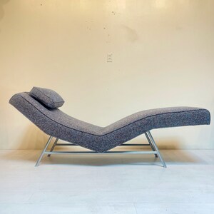 Milo Baughman Fred Chaise for Thayer Coggin Armless Lounge Chair Mid Century Modern vintage seating image 10