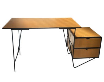 Vista of California Floating Modernist Desk  by D.R. Bates and Jackson Gregory, Jr.