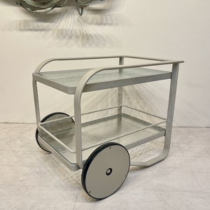 Brown Jordan Patio Bar Cart Designed By Richard Frinier Mid Century Modern image 1